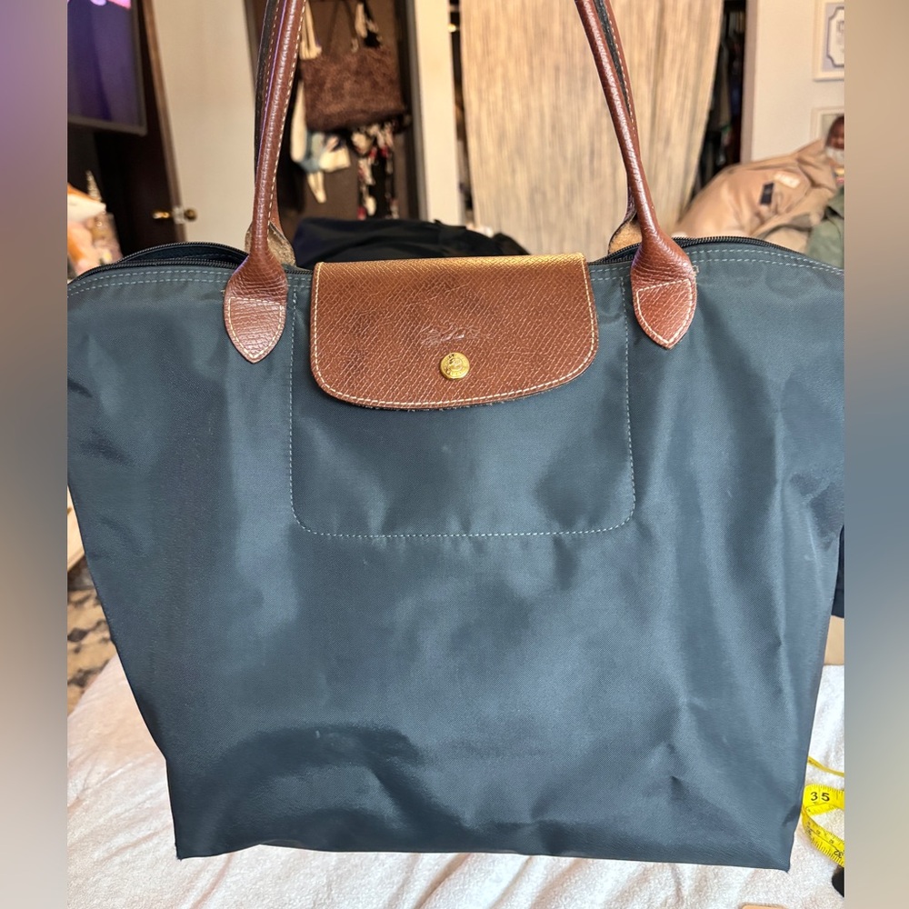 Longchamp Large Black Le Pliage Tote